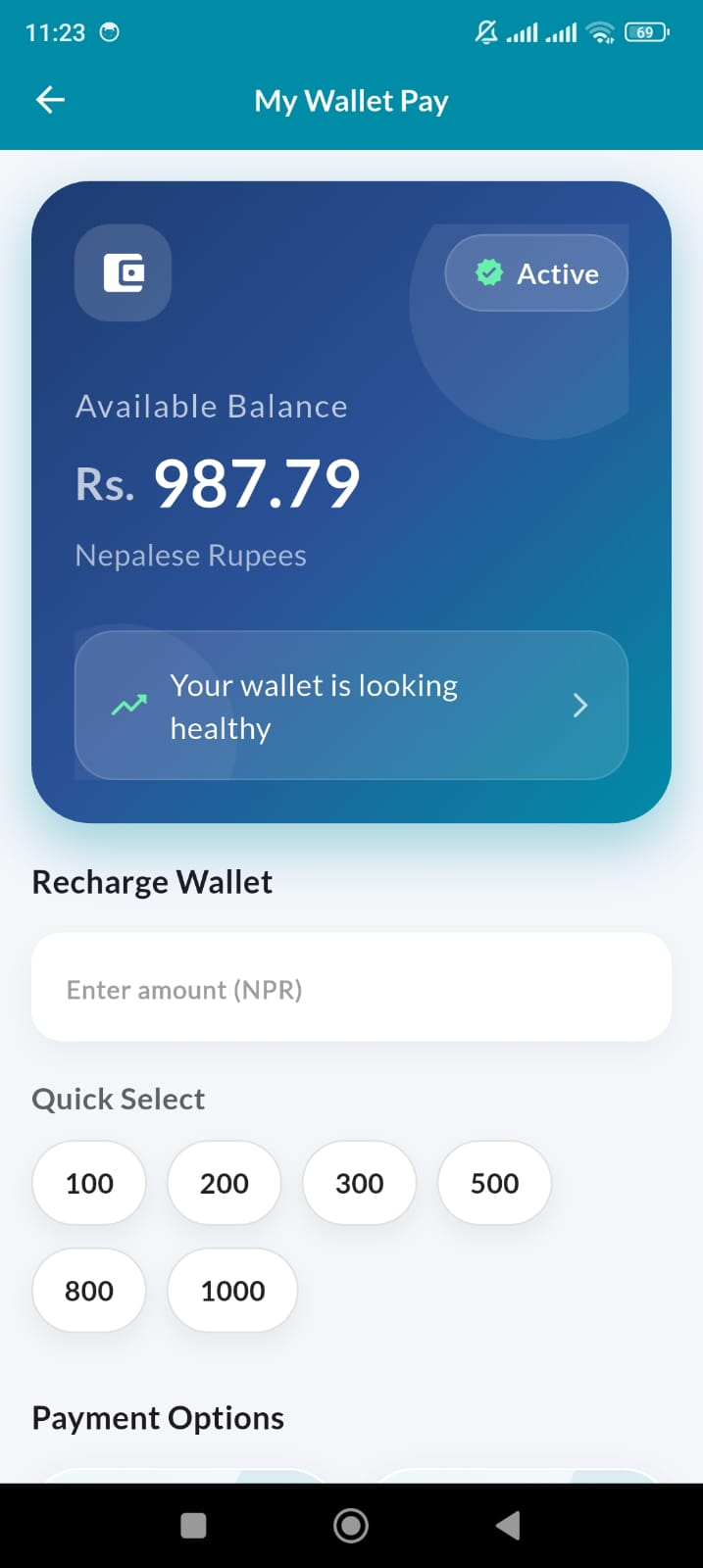 Load Balance to wallet
